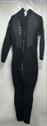 O neill Womens Black Long Sleeve Regular Fit Back Zip One-piece Wetsuit Size Xs