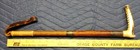 Awesome  Vintage 19  Staghorn Hook   Plaited Leather Hunting Whip Crop