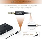 Arsvita Car Audio Cassette To Aux Adapter  3 5 Mm Auxillary Cable Tape Adapter