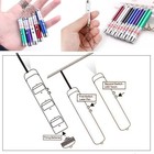 6 Pack Laser Pointer Pen Green Blue Red Light Visible Beam Lazer