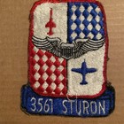 Vintage 3561 Sturon Military Patch  Usaf Vietnam Era Pilot Student Squadron Rare