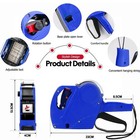 8 Digits Price Tag Gun With 5000 White Sticker Labels And 3 Extra Inker Machine