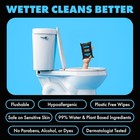 Dude Wipes  Extra Large Flushable Adult Wet Wipes - 18 Ct
