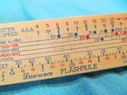 1946 Lawrence Flashrule Slide Rule Tungsten Film Speed Calculator