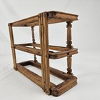Antique Singer Treadle Sewing Machine Cabinet 2 Drawer Frame Solid Oak