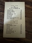 Vintage Silver Grill Cafe San Jon Nm Route 66 Highway Mileage Pocket Card