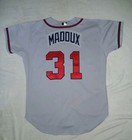 Greg Maddux Atlanta Braves 2002 Russell Team Issued Game Used Jersey 46 Auto Mlb