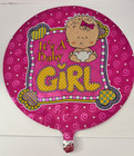 Its A Baby Girl - Foil Balloon - Baby Shower - Birth Announcement - Lot Of 2