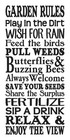 Garden Rules Home Decor Stencil For Nature - Themed Projects - Stencilair