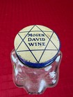 Vtg Mogen David Wine Collectible Original Pig Bottle Glass 1950 s Mcm