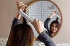 Salonpro 1 25  Inch Professional Hair Straightener Flat Iron - Sp-053a