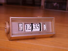 Copal Flip Clock Vintage Titanium Aluminum Restored