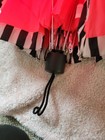 Victoria s Secret Compact Folding Striped Umbrella Pink Black White Women s