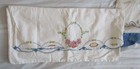 Lot Of 25 Vtg Cross Stitch Embroidered Linens No  Stains Tablecloth Napkins More