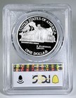 1990 P  1 Eisenhower Silver Commemorative Dollar Pcgs Pr69dcam