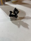 Vintage Ceramic Pixie Elf On Sled Made In Japan