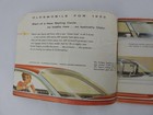 Vintage Car Brochure 59 1959 Oldsmobile  Dealer Sales Beautiful Graphics Booklet