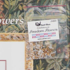Cross Stitch Just Nan W  Original Charm Pack Beads Freedom Flowers New Oop