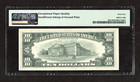 1977  10 Federal Reserve Note New York Insufficient Inking Error - Pmg 64 Epq