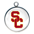 College Big 10 Conference Glass Cabochon Charms