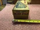 Vintage Japanese Tin Toy Train 1950s Silver Star Express Mib