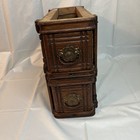 Antique Singer 2 Drawers Vintage Sewing Machine Wooden Cabinets 12x15x6
