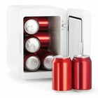 Frigidaire 12  1 Cu Ft 9-can 6l Beauty Light Up Mini Fridge White Efmis209-white