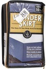 Wonderskirt Wrap-around Twin Bedskirt Blue 15  Drop  38  X 74   Levinsohn