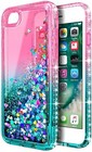For Iphone 6 6s 7 8 Plus Case Bling Glitter Ring Stand Cover W  Screen Protector
