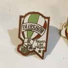 Vintage North Las Vegas Fairshow Nevada Enamel Balloon Pins Lot Of 2 1981 1985