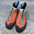 Scarpa Helix Rock Climbing Shoes Hiking Vibram Soles Orange Womens Eu 40 5 Us10