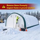 Chery Industrial Cover Replacement For Single Truss Arch Storage Shelter