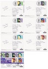 Gb Used Fdi Phq Card Postcards No 508 2022 Christmas Full Set