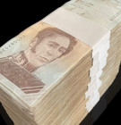 X100 Venezuela 1 Million Bolivar Soberano 2020 Unc Pcs Bundle Used         w coa