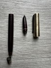 Vintage Eversharp Fountain Pen Deep Burgundy 1 10 14k Gold Filled Cap