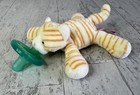 Wubbanub Baby Soother Pacifier  Tabby Cat Kitten Kitty Orange Tiger Stripes