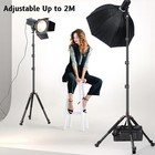 Light Stand For Photography  Adjustable 6 56ft 200cm Aluminum Tripod With 360   