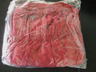New In Package Queen Elastic Wrap Around Red Bed Skirt 15  Drop Ruffle Easy Fit