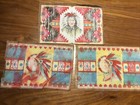 3 Antique Tobacco Cigar Box Felts Native American Chief   Rug blanket Patterns