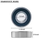 10 Pcs R8-2rs 1 2 Inch Bore Double Rubber Sealed Roller Ball Bearing 1 2 X1-1   
