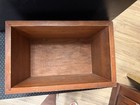 Large Solid Wood Bread Box With Lid