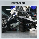 Nicecnc Front A-arm Skid Plate Guards For Yamaha Yfz450r   Rse 2009-2025 Black