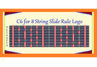 C6 Tuning For 8 Eight String Logo Refrigerator Magnet
