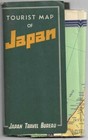 1953 Tourist Map Of Japan Travel Bureau 29   x39    W Tokyo  Osaka  Hokkaido Insets