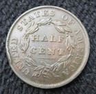 1835 Half Cent   Better Grade   Nice Details   5676