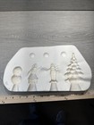 Vintage 1992 Kimple Xmas Kids Tree Snowman 2147 Ceramic Slip Mold 