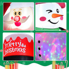 Meland 7ft Christmas Inflatable Outdoor Decoration  Inflatable Santa And Snowman