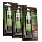 3 Pack 3m Bondo 03602 1oz Tube Black Super Weatherstrip Gasket Adhesive Glue