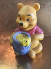 Vintage Disney Winnie The Pooh Holding    hunny    Pot     Collectible Pvc Figurine