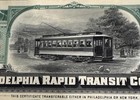 1905 Philadelphia Rapid Transit Stock P a b Widener Streetcar Magnate Nice Vigne